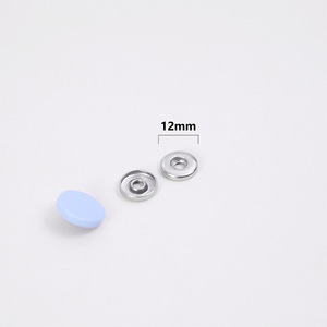 Rivets pour vêtements Xinghe, 12 mm, acier inoxydable, double capuchon, attaches à pression, accessoires vestimentaires - Product Image 1
