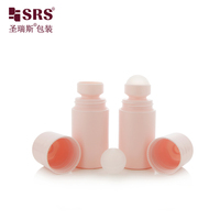 Bouteille à bille en PP durable avec bille en plastique pour déodorant corporel, soulagement de la douleur, huile de massage