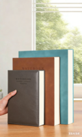 Carnet d'exercices A5 haut de gamme personnalisé avec logo, reliure cousue, imperméable, résistant aux rayures, cadeau d'entreprise
