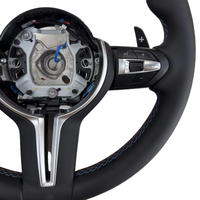 Volant sport en cuir véritable 3 branches 40 mm pour BMW E46 E60 Série 3 1998-2005 – Pièce de rechange