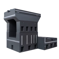 Cadre de machine de moulage en granit époxy haute rigidité sur mesure pour rectifieuse double surface