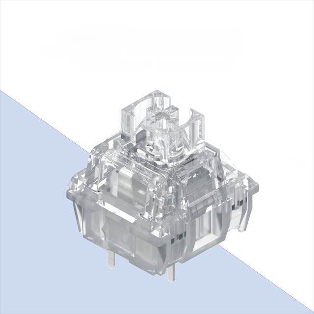TTC Frozen Switch V2 3Pin Silent Linear Switch RGB Fully Transparent Mechanical Gaming Keyboard MX Switch MIDI Diy Accessories