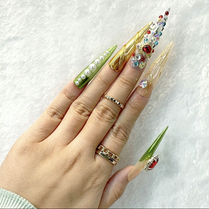 JOYPET Supply-<span class=keywords><strong>Manucure</strong></span> à pression personnalisée <span class=keywords><strong>de</strong></span> haute qualité, avec trois modèles d'ongles faits à la main - Product Image 2