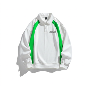 Sweat à capuche imprimé décontracté et sportif pour homme, col en V, boutons, design personnalisé, en jersey polyester/coton, 350g - Product Image 3