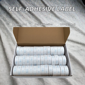 Etiqueta de Codificación de Ropa Autoadhesiva en Rollo, Forma Ondulada, Material de Algodón, 22mm*12mm, Venta Caliente de Bero Professional Manufacturers - Product Image 2