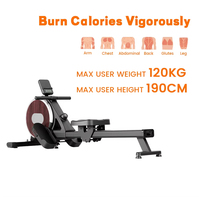 Rameur à Résistance Magnétique pour Entraînement Intérieur, Appareil de Fitness Complet pour le Corps Entier, Équipement de Fitness en Gros