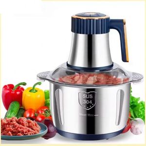 5L Electric Meat <b>Grinder</b> 500W Stainless Steel Portable Multifunctional Food Crusher Vegetable Slicer Processor Chopper Kitchen - Product Image 1