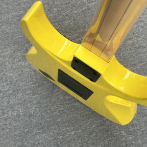 Vàng 7V guitar điện Maple trở lại/Bên gỗ gụ gỗ cơ thể HSH Pickup 6 dây thép màu hồng phần cứng - Product Image 3