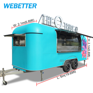 Webetter di động foodtruck BBQ Xe tải thức ăn nhanh phục vụ Trailer với thiết bị cho USA - Product Image 3