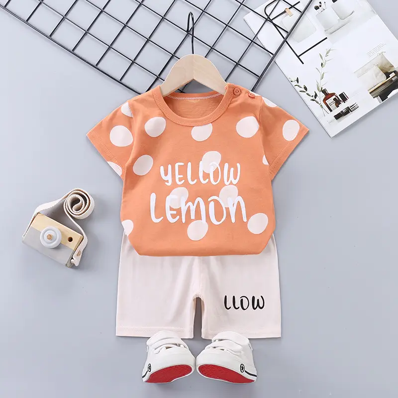 Cotton suits for children soft breathable baby clothes kids balmy leisure boys girls fashionable washable clothing Dropshipping