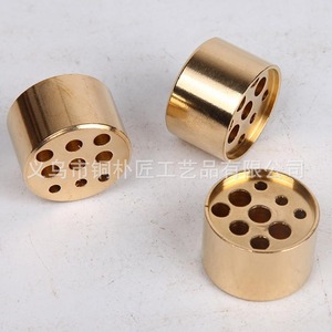 Pure copper Tibetan incense holder, incense <b>tray</b>, incense holder, nine-hole incense thread, <b>perfume</b> dropper, incense seat, - Product Image 4
