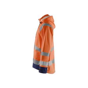BLAKLADER - 432320005389L Veste de pluie Hi-Vis niveau 1 Orange/Bleu marine-EAN 7330509656365 PROTECTION TOUT TEMPS - Product Image 4