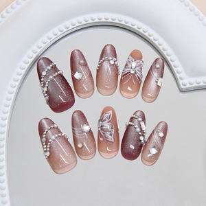 <span class=keywords><strong>Faux</strong></span> <span class=keywords><strong>ongles</strong></span> en acrylique de haute qualité Vente en gros Presse à amande sur <span class=keywords><strong>ongles</strong></span> avec <span class=keywords><strong>diamant</strong></span> <span class=keywords><strong>Faux</strong></span> <span class=keywords><strong>ongles</strong></span> en gros réutilisables - Product Image 2