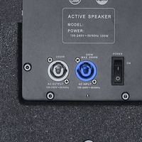 Enceintes actives Morin haut de gamme en MDF, système audio professionnel double 15 pouces, enceinte de scène professionnelle pour extérieur
