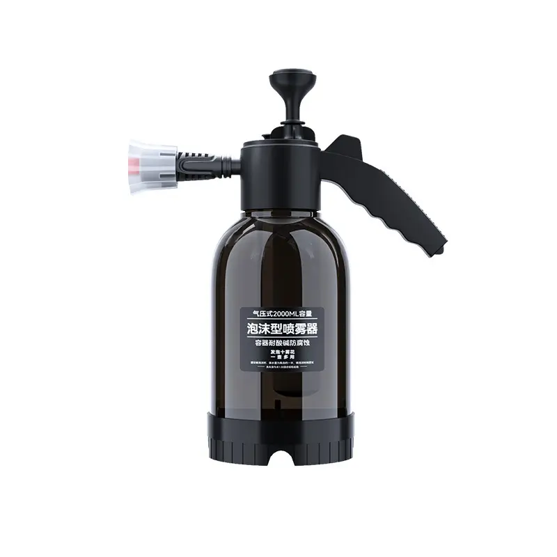 Portable 2L foam sprayer adjustable car wash foam spray bottle can foam lance carwash