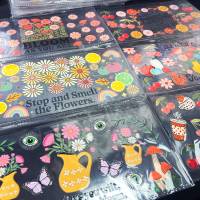 Autocollants DTF UV Imperméables à Motifs de Dessins Animés pour Gobelets, Direct Usine, Faciles à Décoller, en PET 16oz, Anti-Rayures, Impression par Transfert