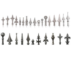 Lance en fer forgé Fer de lance en fonte Clôture Pointe de flèche Lances en fer forgé - Product Image 1