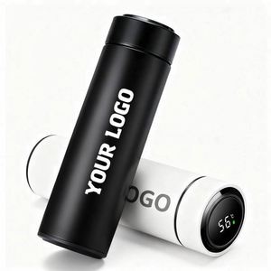 Sy17 500Ml Classic Led Fahrenheit Digital Temperature Display Thermos Flask Logo Smart Water <b>Bottle</b> for Office - Product Image 1
