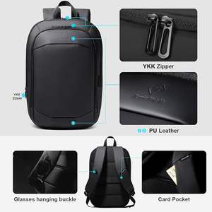 वीर नाइट वाटरप्रूफ पुरुषों यात्रा स्कूल बैग कस्टम बड़ी क्षमता कंप्यूटर व्यवसाय लैपटॉप बैकपैक यूएसबी चार्जर पोर्ट के साथ - Product Image 5