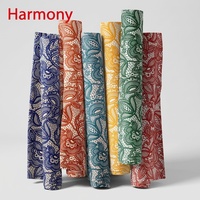Tissu de luxe en coton italien doux, imprimé floral personnalisé, tissu de boutique pour robe, tissu à broder, dentelle à broder