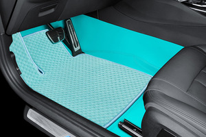 Alfombrillas de Coche de Lujo para Todas las Estaciones, Estilo Deportivo, Material de Nailon PP PET, 3 Piezas, 10 mm de Grosor, Juego Completo 3D <span class=keywords><strong>Locus</strong></span> para Audi A3 - Product Image 4