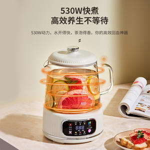 Bouilloire électrique Wifer All Glass Health Kettle 1,3 L avec fonction maintien au chaud pour la maison et le bureau - Product Image 3