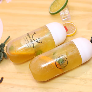 Botella de Plástico PET Transparente de Grado Alimenticio de 500 ml y 16 oz con Forma de Cápsula para Bebidas - Product Image 5