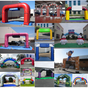 Vente directe d'usine, ballon publicitaire gonflable en PVC, arche gonflable personnalisée pour fête, arche gonflable de départ/arrivée pour événements - Product Image 5
