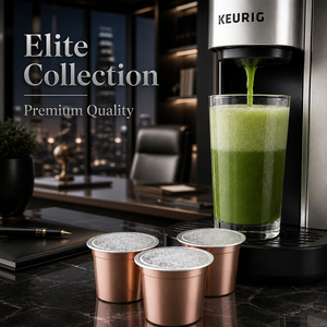 Cápsulas de Té Verde Matcha Tencha Puro, Compatibles con Máquinas Keurig 2.0, Grado Ceremonial Orgánico - Product Image 1