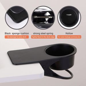 Clip de bord de table en plastique personnalisé avec logo, vente en gros, support de tasse de rangement divers pour bureau, décoration intérieure - Product Image 5