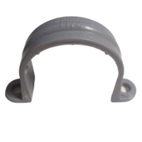 Collier de serrage pour conduit et sangle de tuyau en PVC, à deux trous: PVC Schedule 40 et 80 PIPE CLAMP
