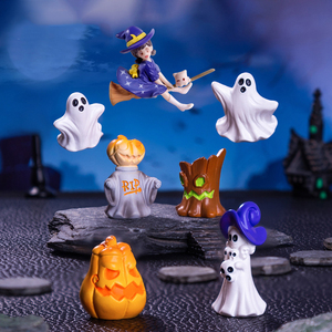 Offre Spéciale Halloween : Mini Figurines, Statues Miniatures, Ornements, Accessoires de Jardin, Petites Décorations Artisanales en Résine - Product Image 4