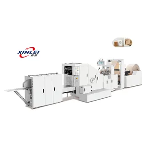 XinLei high speed low cost small shopping paper bag making machine