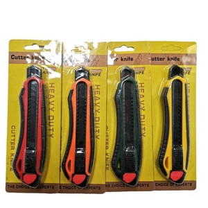 Utility Knife 16.5cm Carbon Steel Blade Rubber Coated Handle For Wallpaper Cutting And Express Delivery - Product Image 5