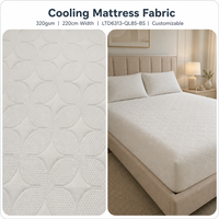 Tissu de matelas rafraîchissant personnalisable 320 g/m² 220 cm Doux pour taies d'oreiller, draps-housses et housses de matelas REACH