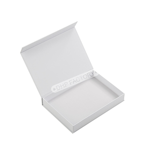 Custom White and Black Rigid Magnetic <b>Box</b> <b>Book</b> Shaped <b>Box</b> for Gift Packaging and Gold Foil Logo Support Color Customization - Product Image 1
