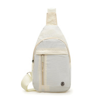 Sac bandoulière multifonctionnel tendance pour femme, design Printemps 2026, en polyester, pour loisirs et voyage, grande capacité, avec compartiment téléphone