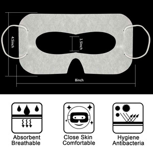 Cubierta para los ojos VR, máscara desechable higiénica para los ojos, protección facial transpirable contra el sudor, telas no tejidas para <span class=keywords><strong>Pico</strong></span> <span class=keywords><strong>Neo</strong></span> 3 <span class=keywords><strong>4</strong></span> Quest 2/3 - Product Image 3