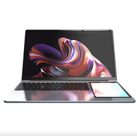 Portátil Empresarial Nuevo con Pantalla Táctil Doble de 15.6" + 7" IPS, 8/16GB de RAM, 256/512GB 1TB SSD, Ordenador Portátil con Pantalla Dual