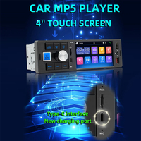 Autoradio 1DIN Lecteur MP5 Écran tactile 4 pouces avec double USB FM et M-60 Type-C avec bande AM Wave Garantie 1 an