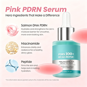 เซรั่มบำรุงผิวหน้า PDRN 100+ ไฮยาลูรอนิก ผสมคอลลาเจน เอสเซนส์บำรุงผิวอย่างอ่อนโยน เพื่อผิวชุ่มชื้นและเปล่งประกายอย่างเป็นธรรมชาติ - Product Image 2