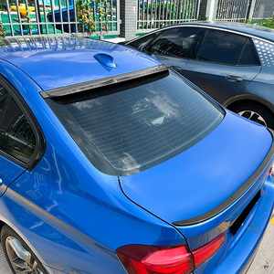 Bmw Rear Spoiler Piano <b>Black</b> Carbon Fiber Texture ABS Ducktail <b>Trunk</b> Lip For 3 Series F30 2013 2019 - Product Image 3