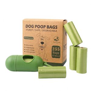 Wholesale <b>Compostable</b> Disposable Poo <b>Bag</b> Customized Pet Biodegradable Corn Starch Dog Poop <b>Bag</b> Dog Waste Poop <b>Bags</b> - Product Image 2