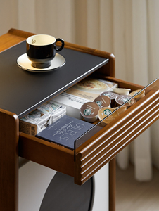 Meuble de rangement vintage en <span class=keywords><strong>bois</strong></span> massif de style nordique moderne MUU avec tiroir, durable pour chambre d'hôtel - Product Image 4