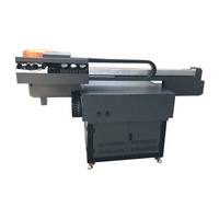 Máquina de impresión Digital de inyección de tinta, impresora UV plana, 6 colores, gran formato, CMYK, blanca, 9060