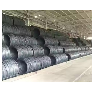 高品質炭素鋼ワイヤーロッドコイル6.5mm-12mm建設用/鉄筋/フェンシングHRB400/500 ASTM A510 SAE1006装飾用 - Product Image 1
