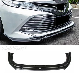 ลิ้นกันชนหน้ารถยนต์ สีดำเงา สำหรับ Toyota Camry 2018-2020 ชุดแต่งกันชนหน้า อุปกรณ์ตกแต่งรถยนต์ - Product Image 1