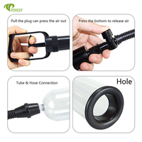 Bomba de Vacío para Agrandamiento Masculino, Copa Masajeadora de Silicona Impermeable, Juguete de Entrenamiento para Pene, Potenciador de Pene, Bomba de Pene Masculina Personalizada, Compra al por Mayor