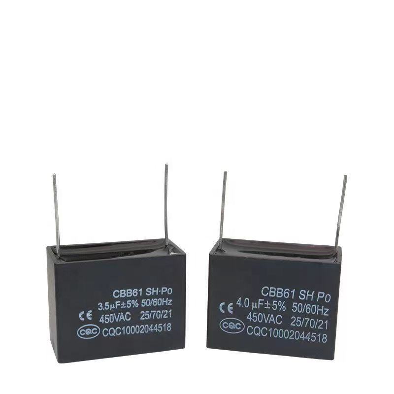 Industrial Electric Air Conditioner Motor Capacitor Copper Construction ...