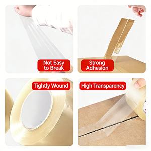 Bopp 45mm 48mm 50m 63ミクロン ラクバン カスタムロゴとサイズ印刷 Boppテープ 超透明梱包<span class=keywords><strong>OPP</strong></span>粘着テープ - Product Image 5